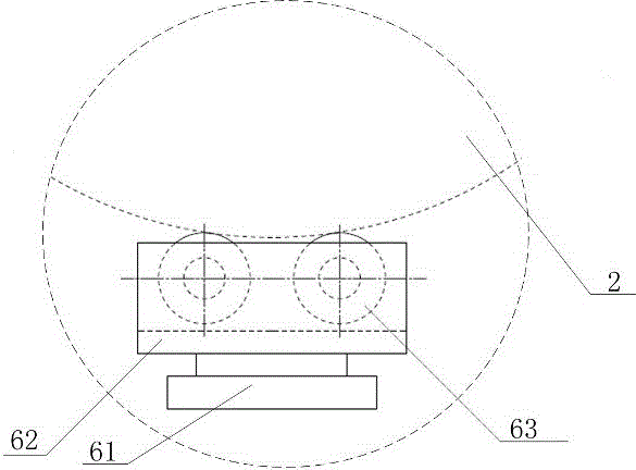 Rotational torque, radial force and axial force comprehensive loading test method and device