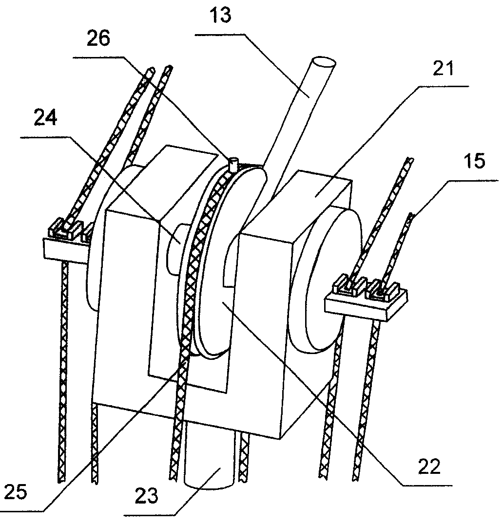 Rope-driven redundancy mechanical arm