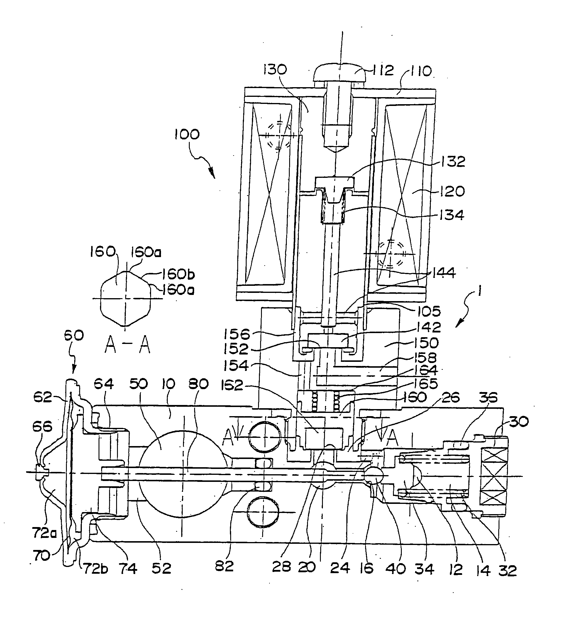 Expansion valve having solenoid relief valve