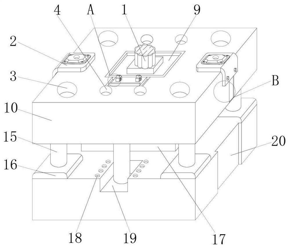 Preparation method of high-performance die-casting aluminum alloy material for automobile structural part
