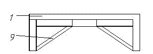 Construction method of deformable template of variable cross-section high pier