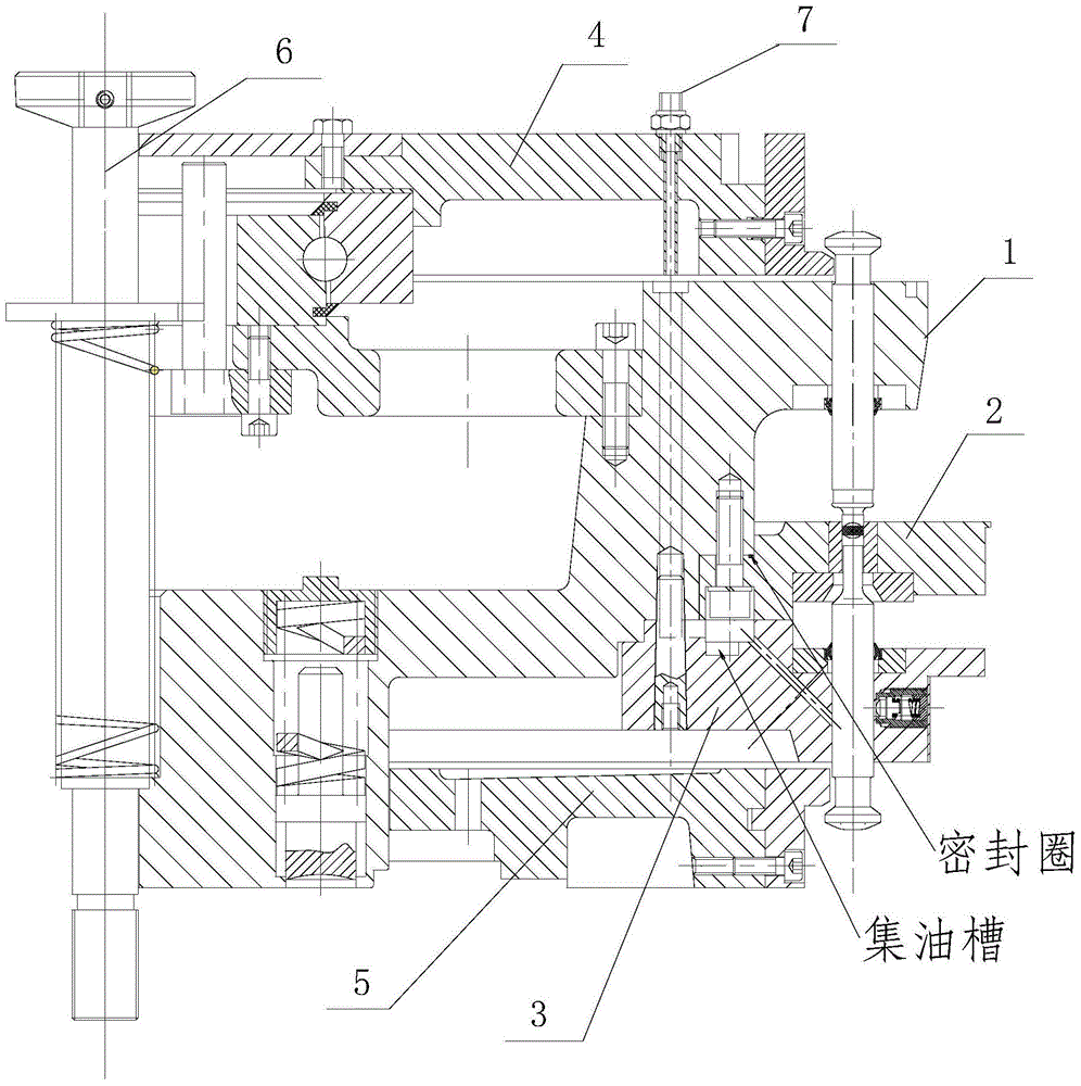 A lower punching lubricating device for a high-speed tablet press