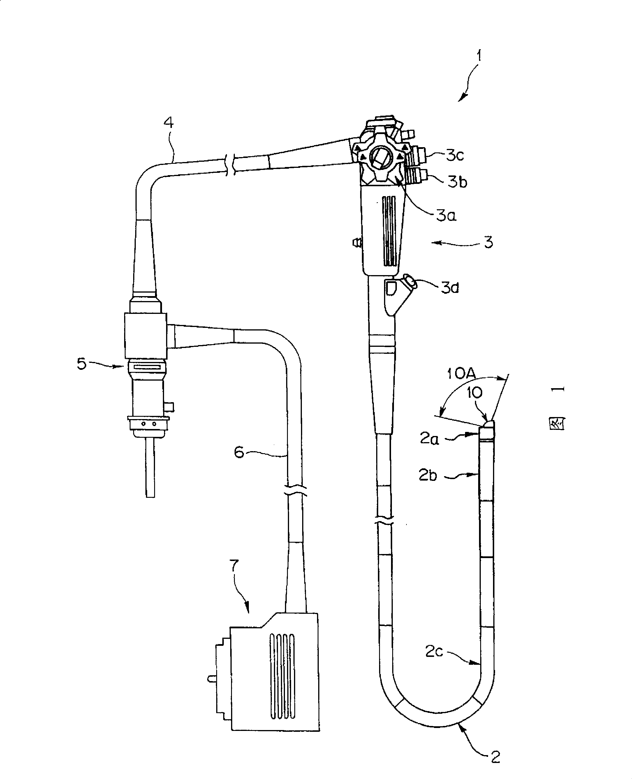 Ultrasonic probe and ultrasonic endoscope with ultrasonic probe