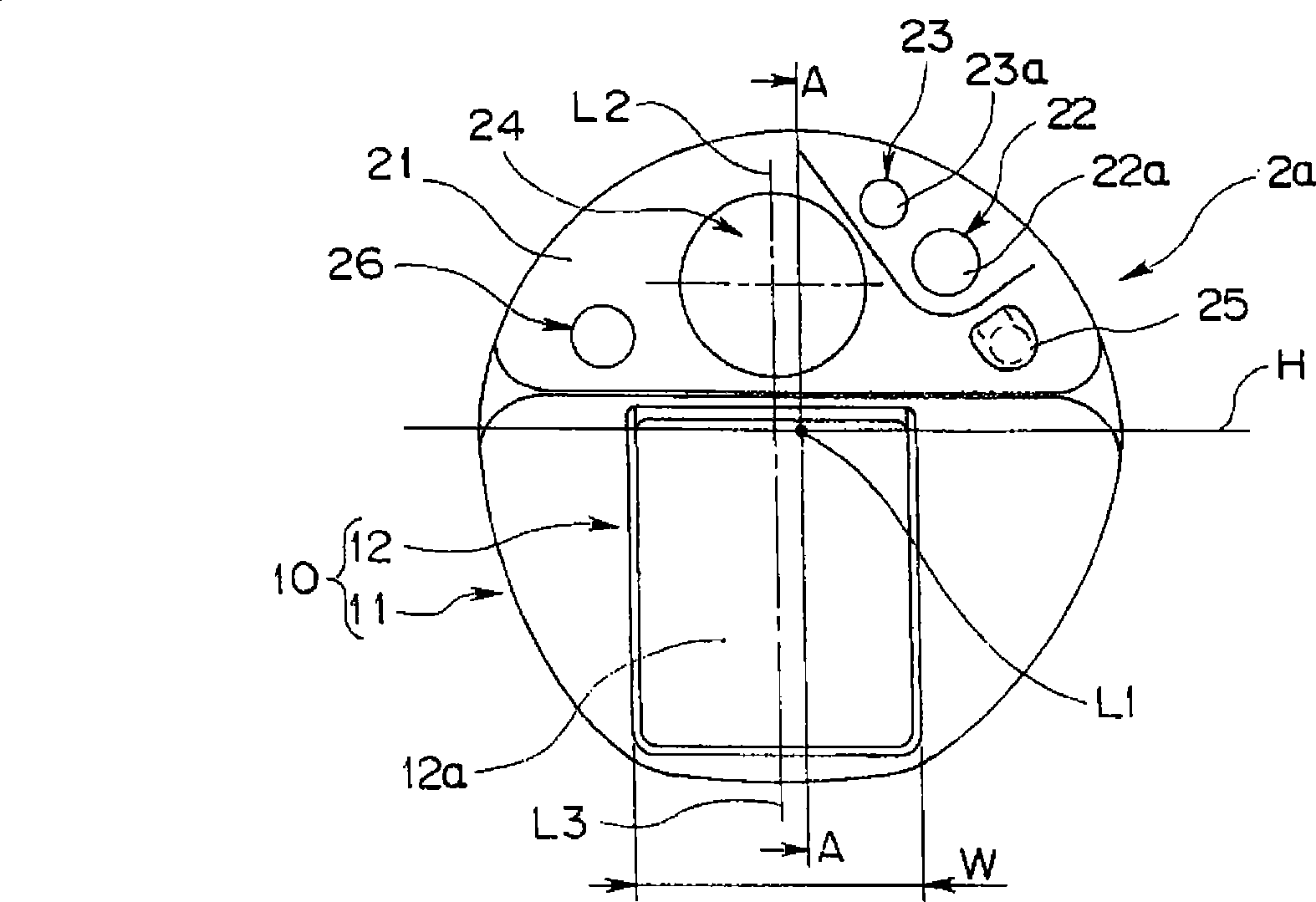 Ultrasonic probe and ultrasonic endoscope with ultrasonic probe