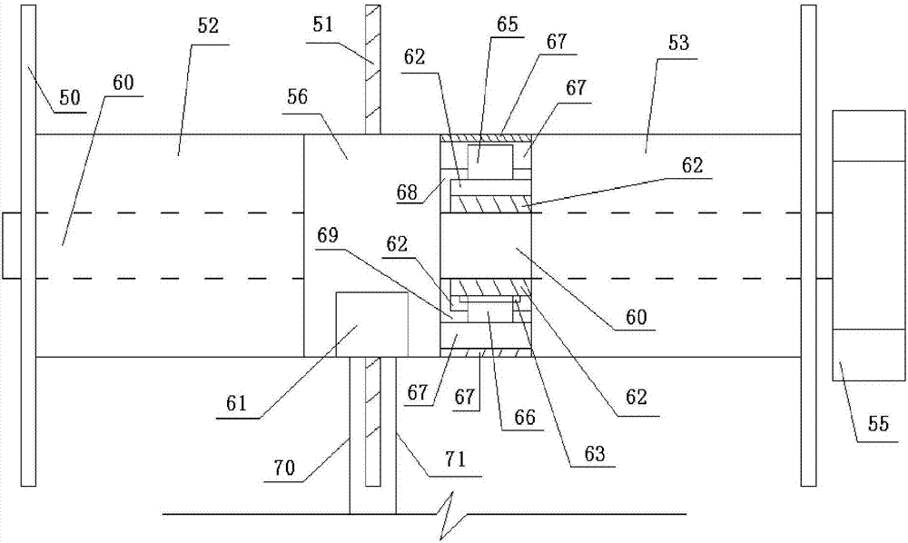 Building with multifunctional rope paying-off device