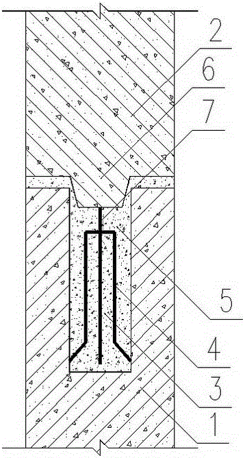 Connecting method of precast reinforced concrete members