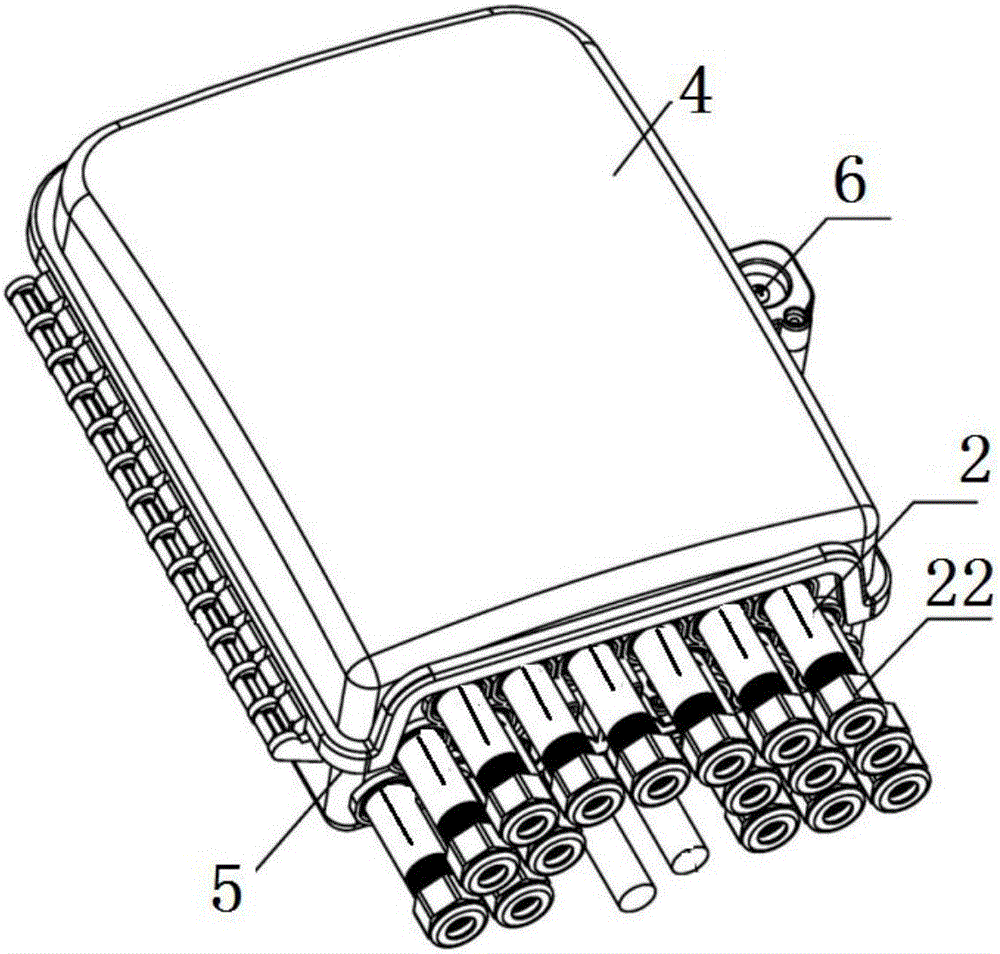 Optical fiber pre-connecting piece and terminal box therewith