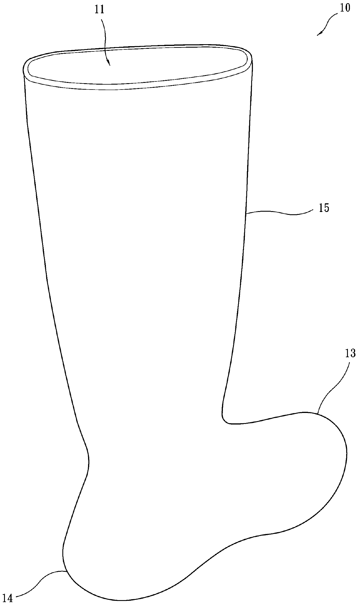 Method for manufacturing rubber shoe with foaming lining layer