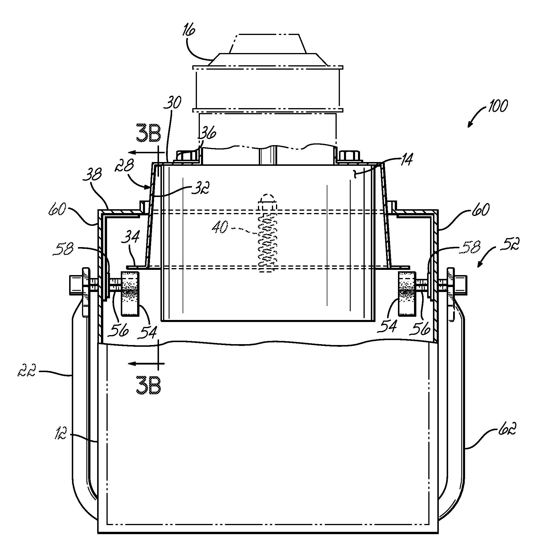 Locking system for a cotton candy machine