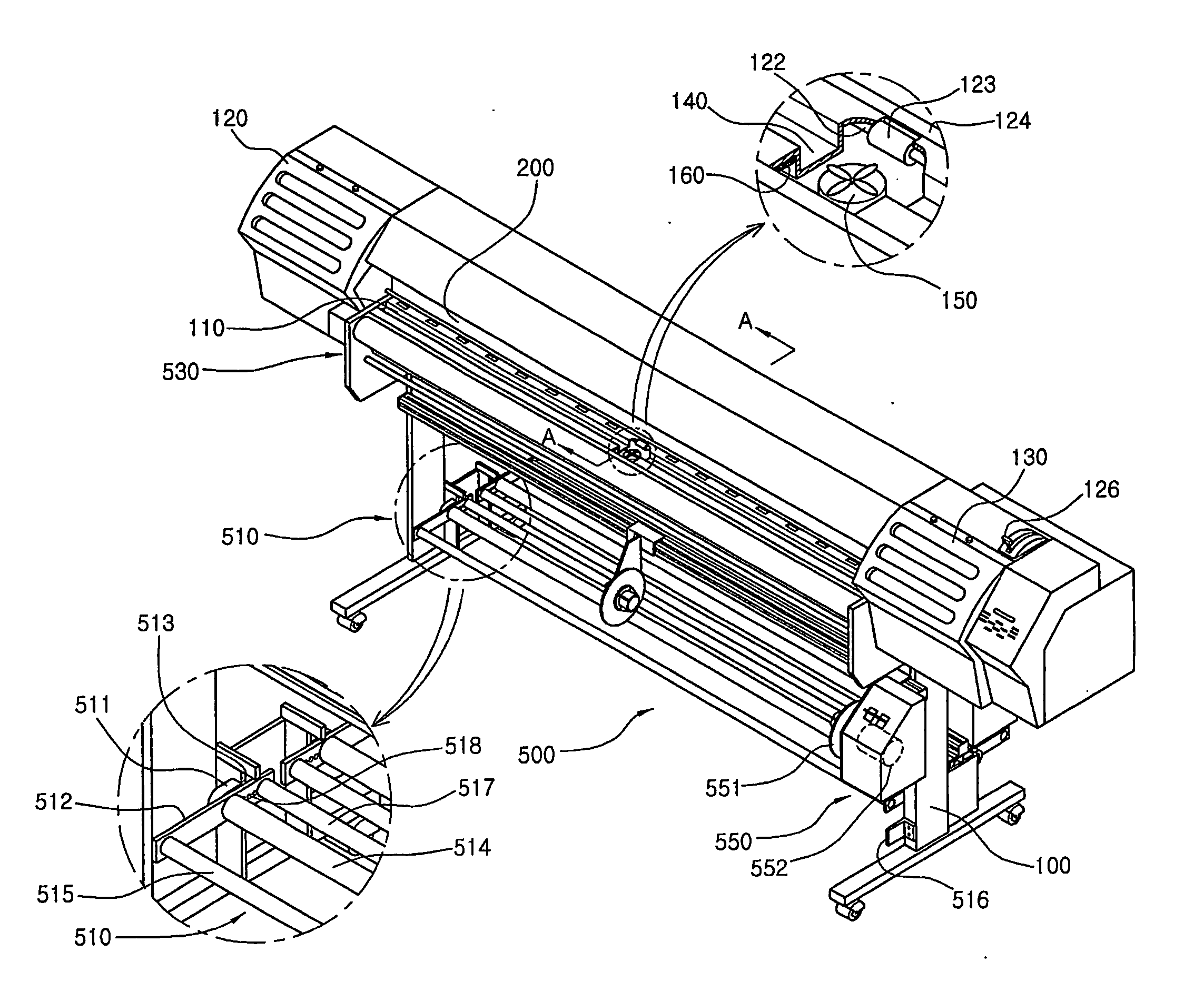 Digital textile printer