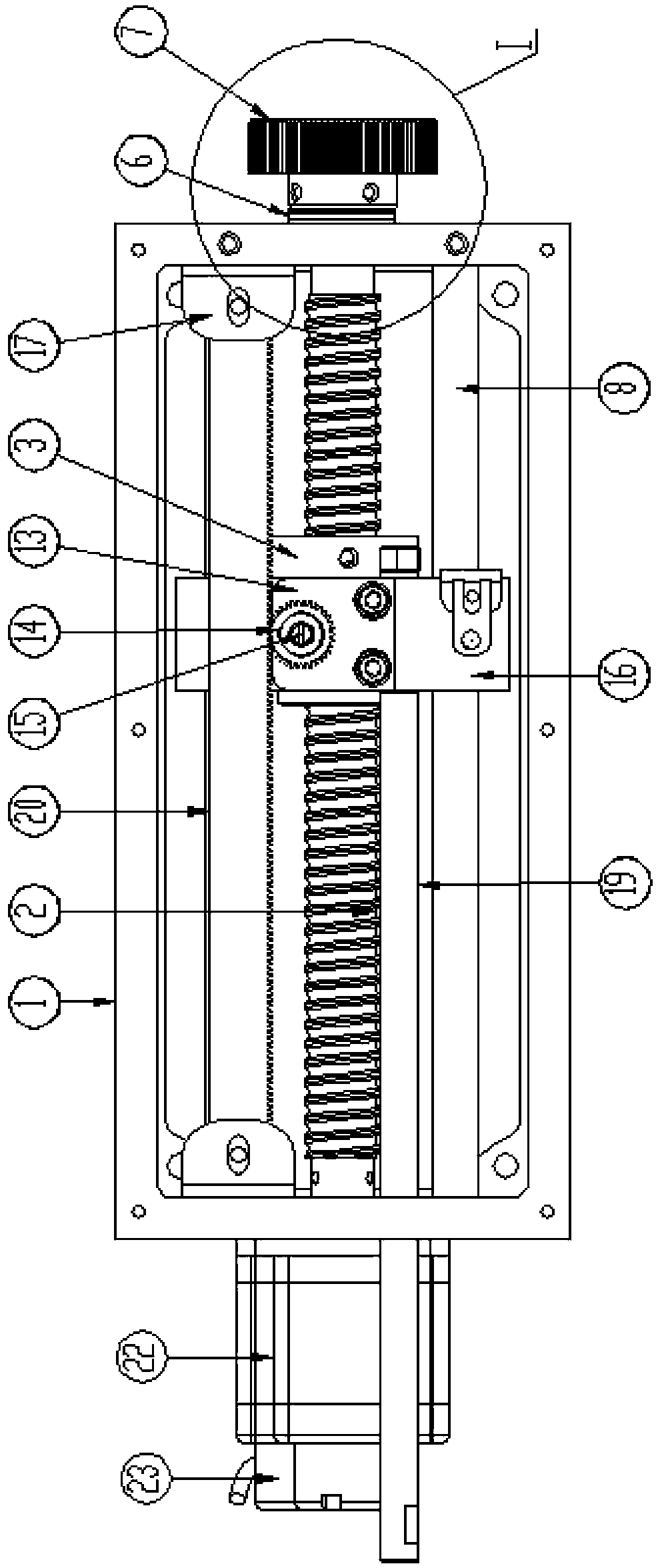 Color-changing device of computer embroidery machine