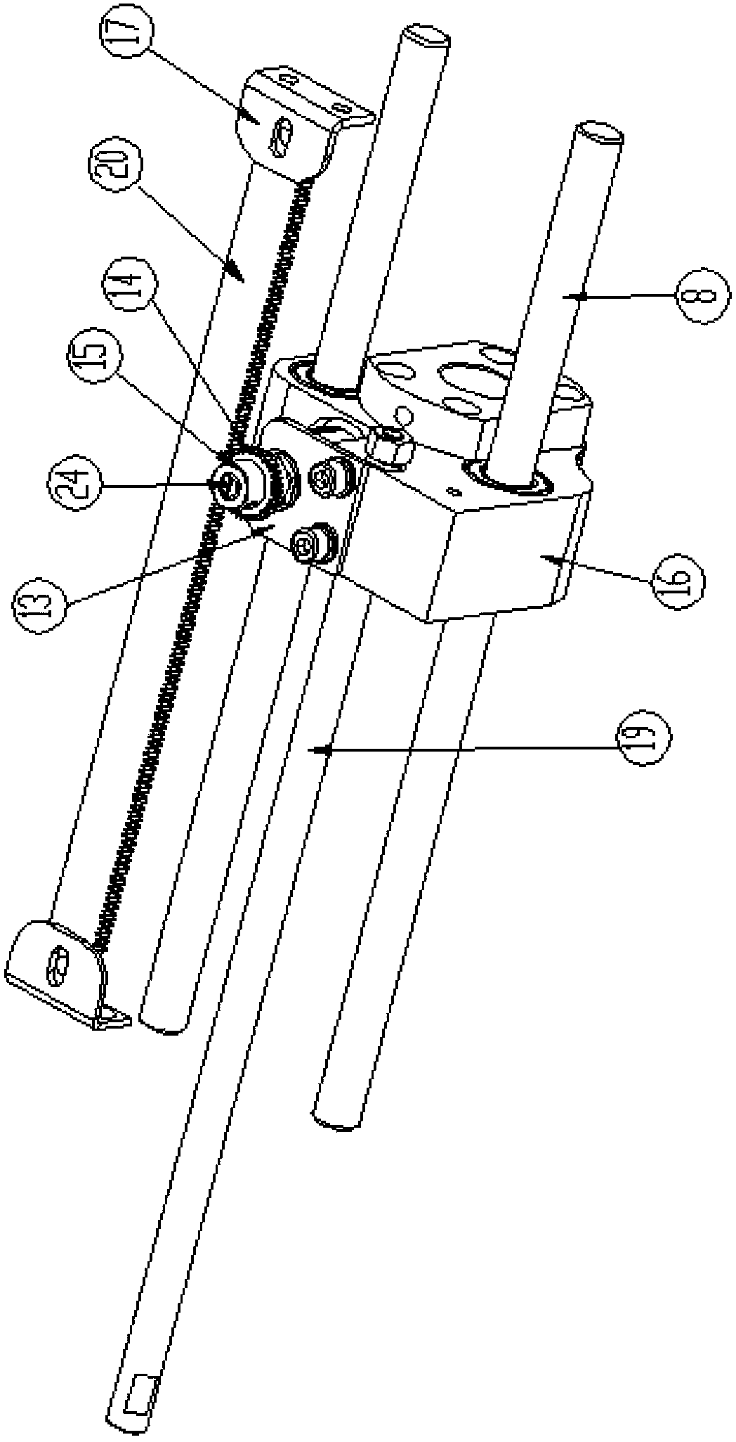 Color-changing device of computer embroidery machine