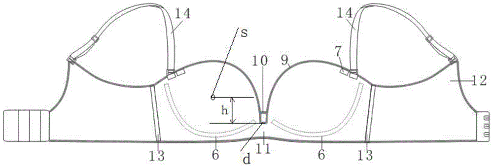 A kind of steel ring bra and its manufacturing process