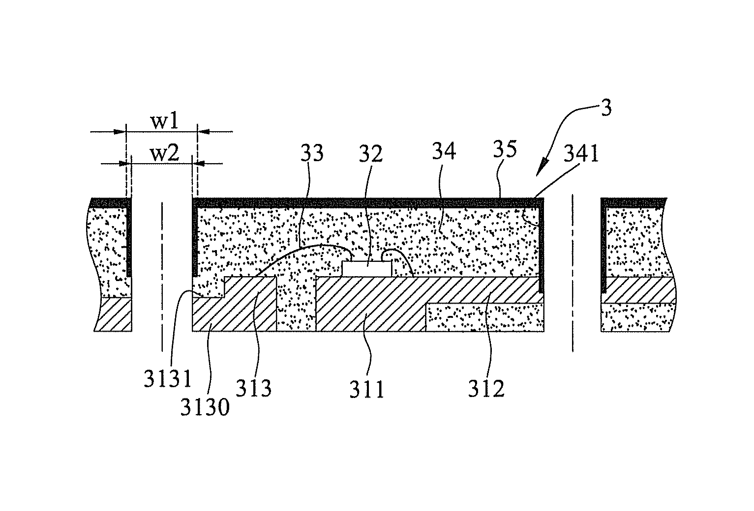 Method for fabricating quad flat non-leaded package structure with electromagnetic interference shielding function