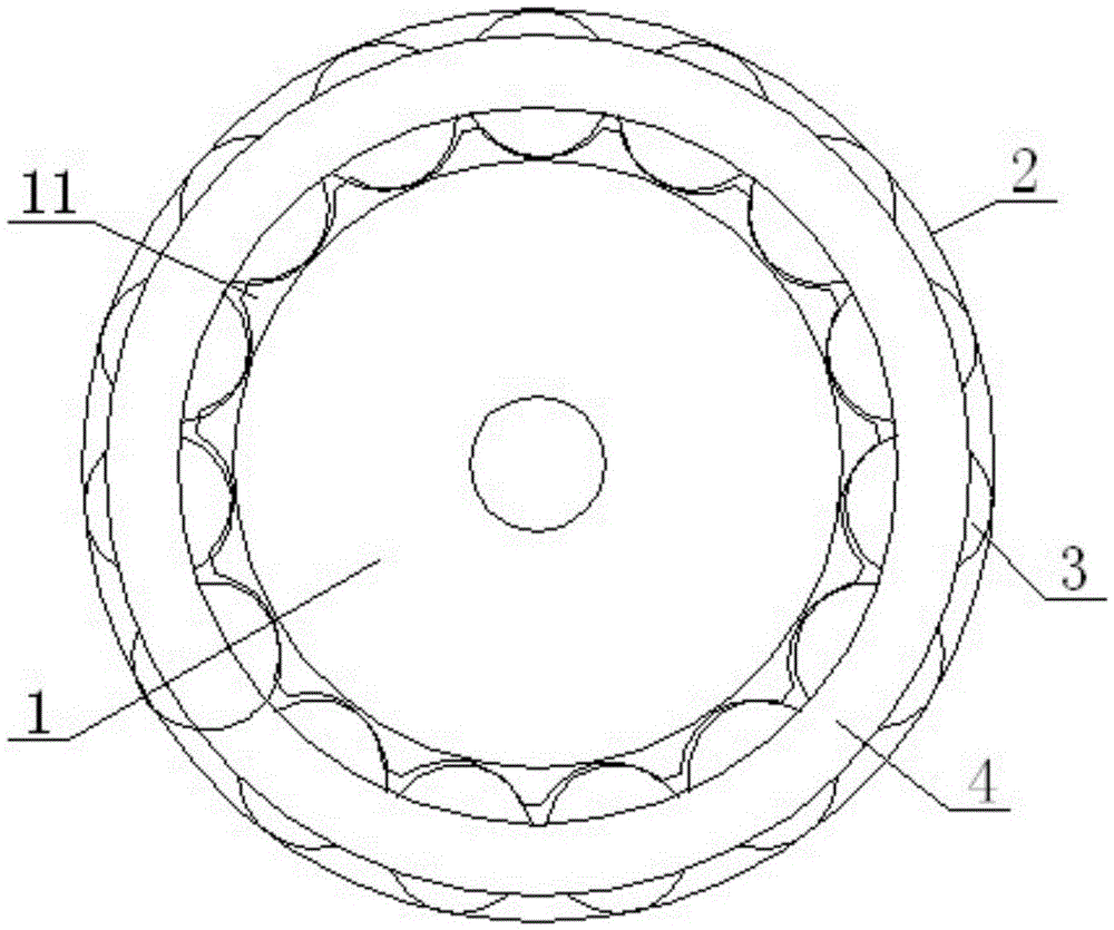 Traction motor bearing taking-out device and method