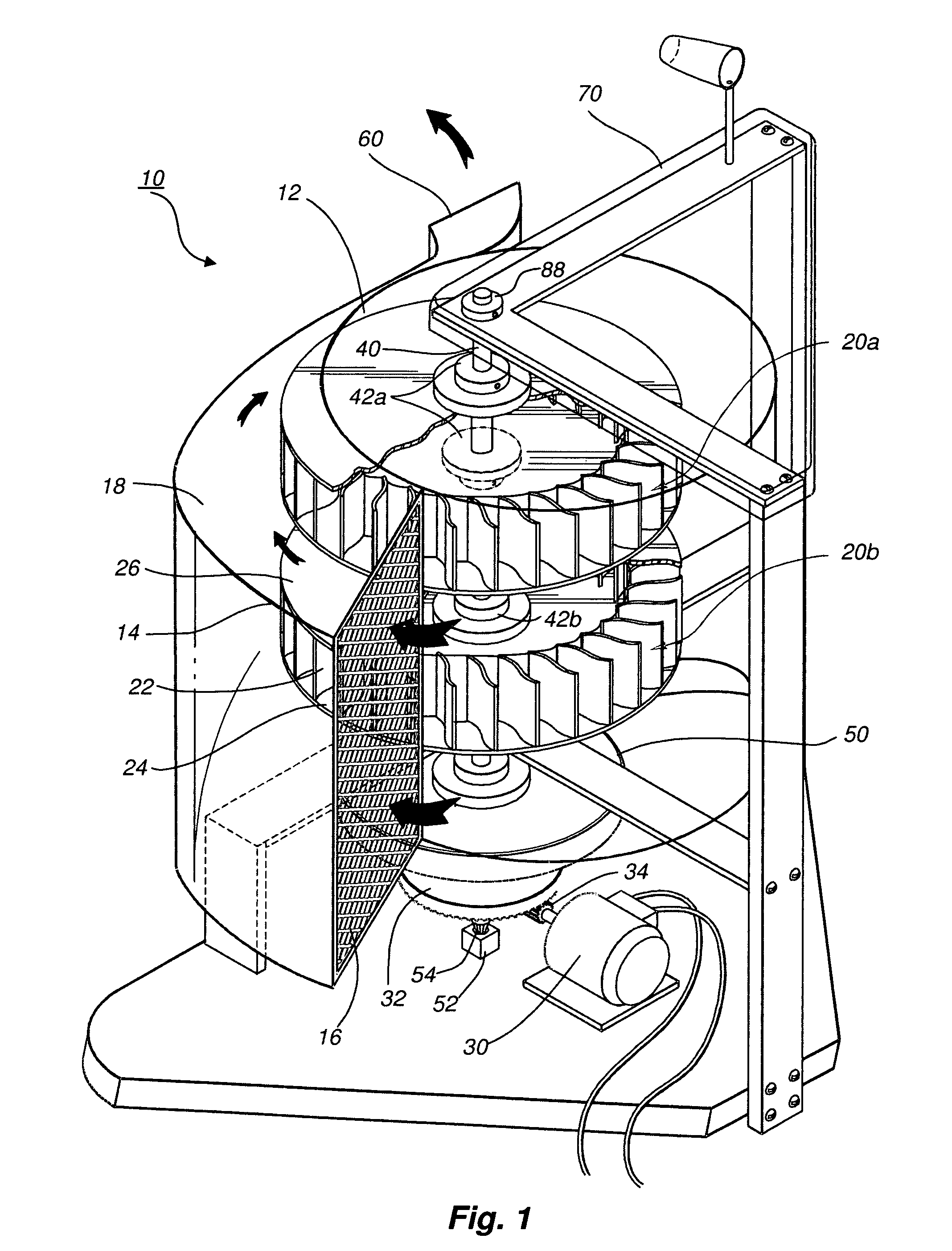 Protective wind energy conversion chamber