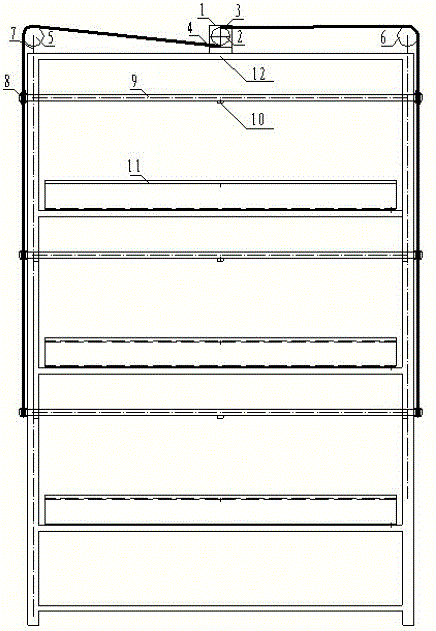 Intelligent LEDs lamp holder adjusting and controlling system for plant factory cultivation frame