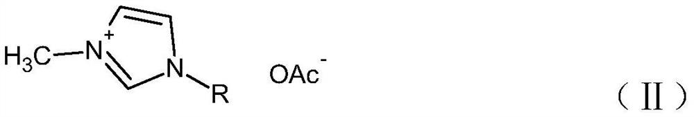 A kind of preparation method of high-purity imidazole acetate ionic liquid