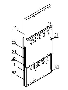 Assembly-type viscoelastic damping wall