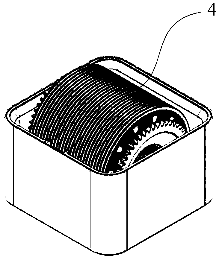 Screen type evaporation blade, and humidifier evaporation assembly applied to screen type evaporation blade