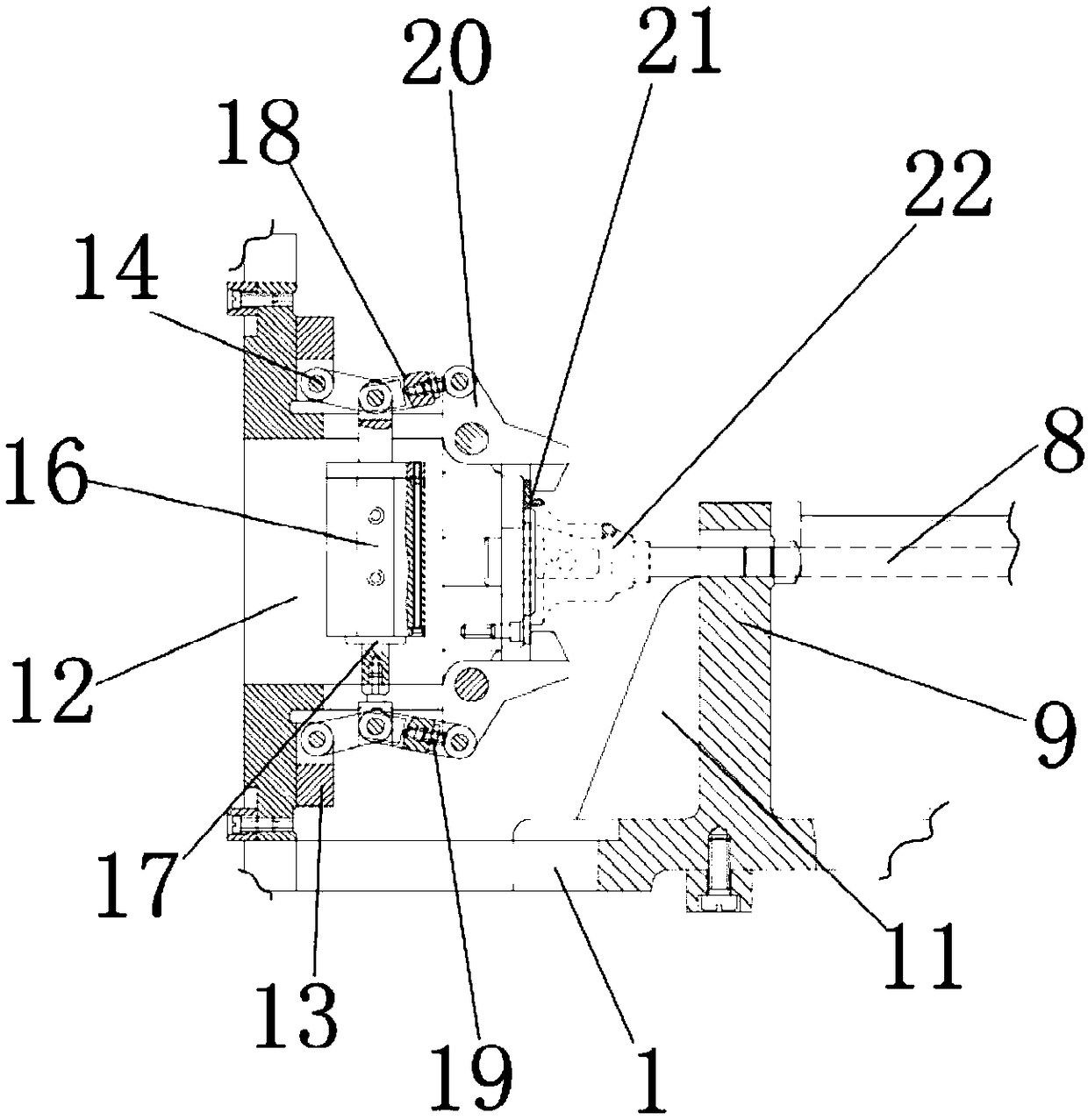 Clamping method for detecting bearing capacity of high strength bolt for steel structure