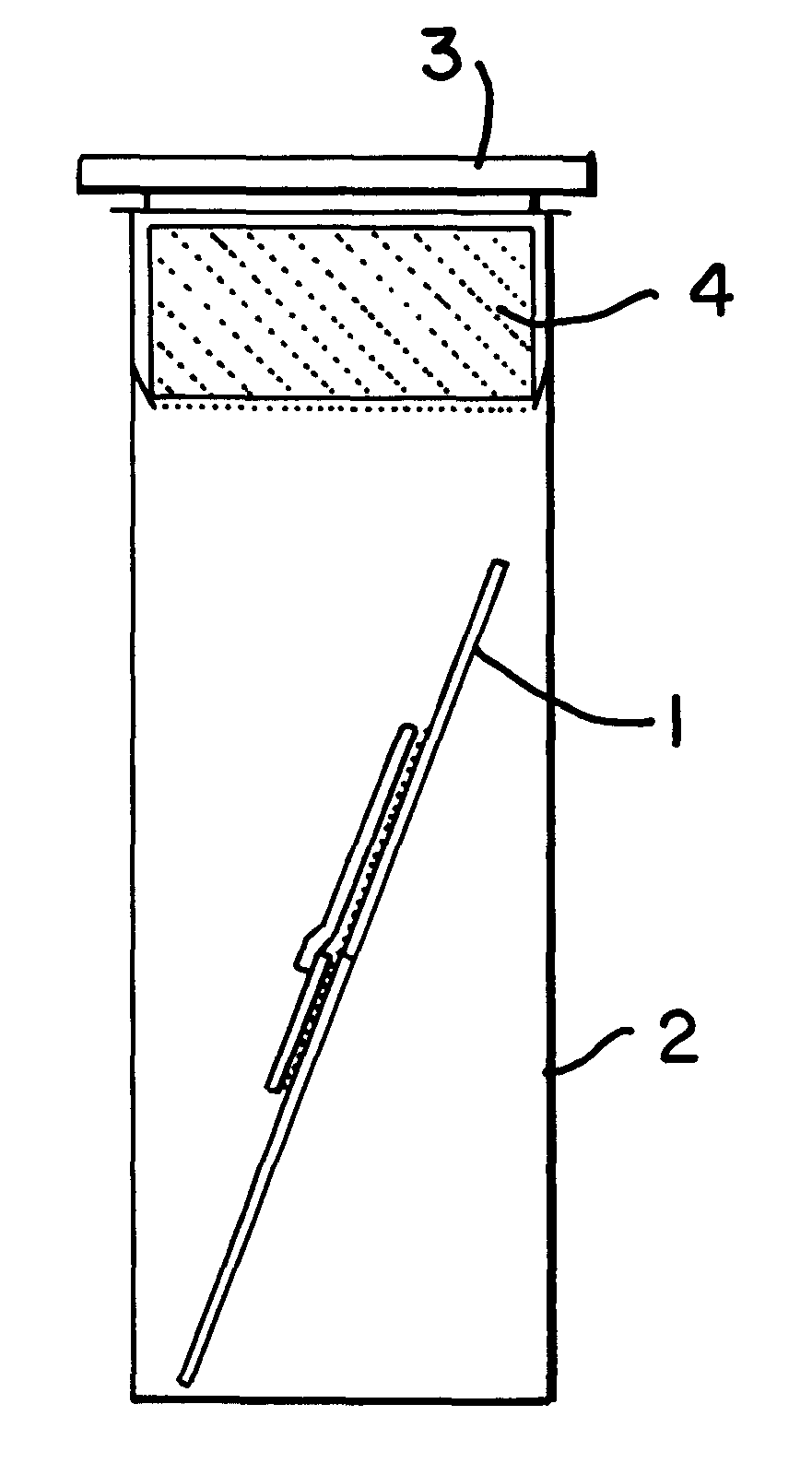 Storage and transport system for sample material