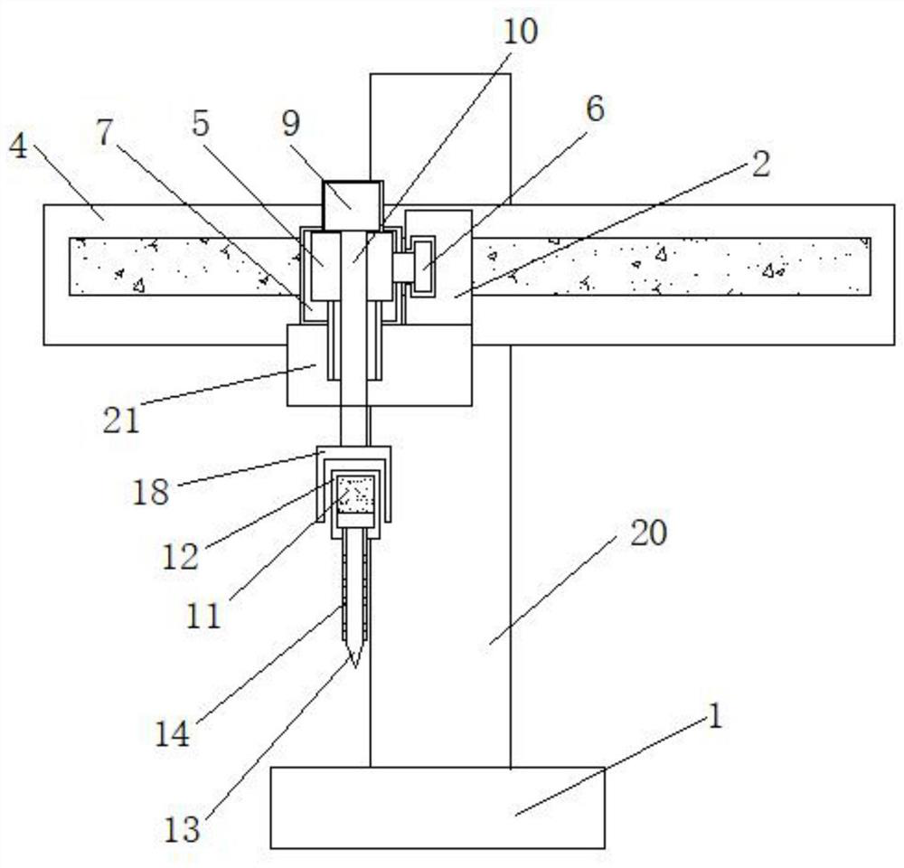 A high-precision cutting device for aerated concrete blocks