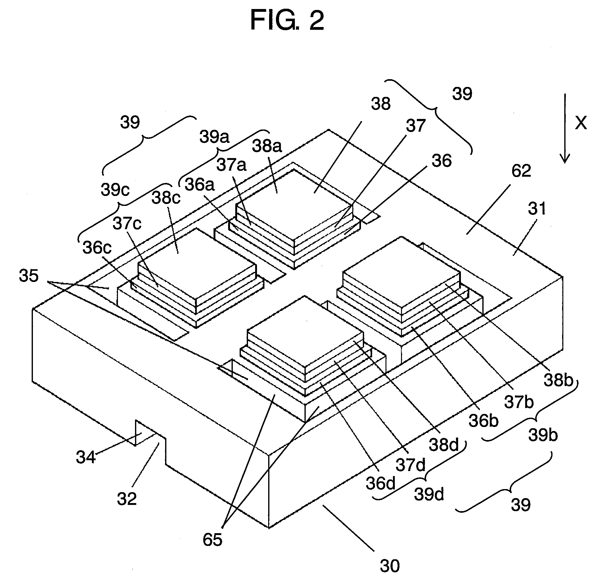 Component separating device and method of separating component