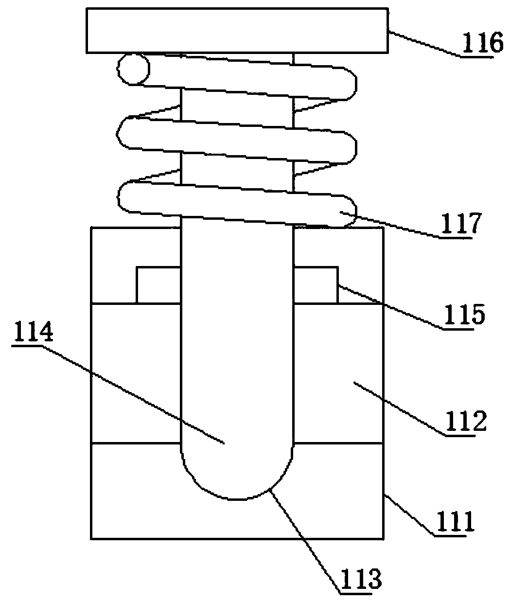 A firewood splitter for agricultural construction