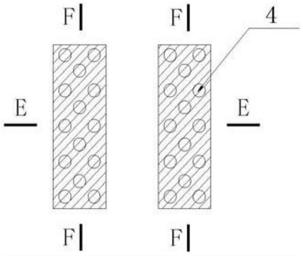 Platform-shaped dual-type well head of self-permeation recharge well with filter layer