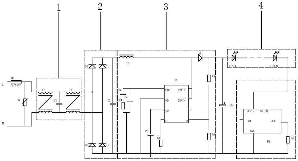 LED drive circuit and LED lamp