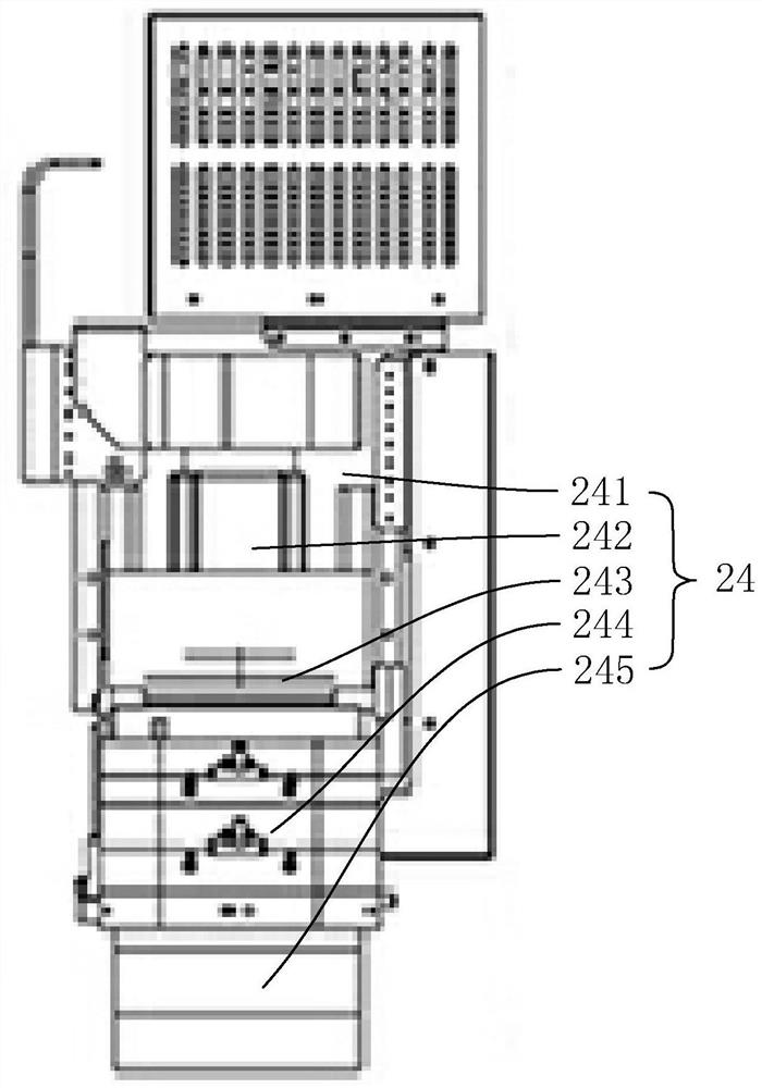 Electrical property detection device for flexible circuit board