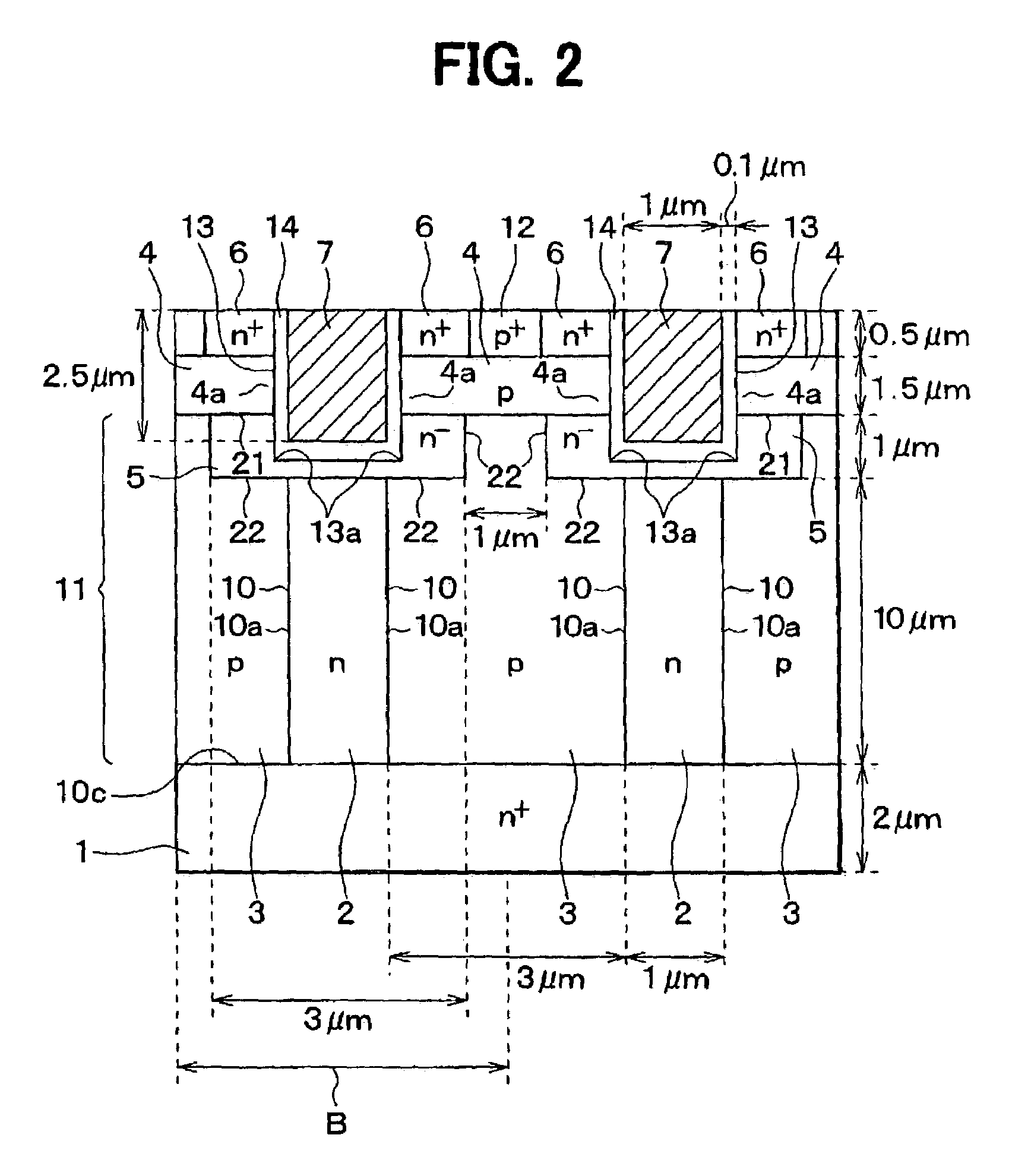 Stabilization of dopant concentration in semiconductor device having epitaxially-filled trench