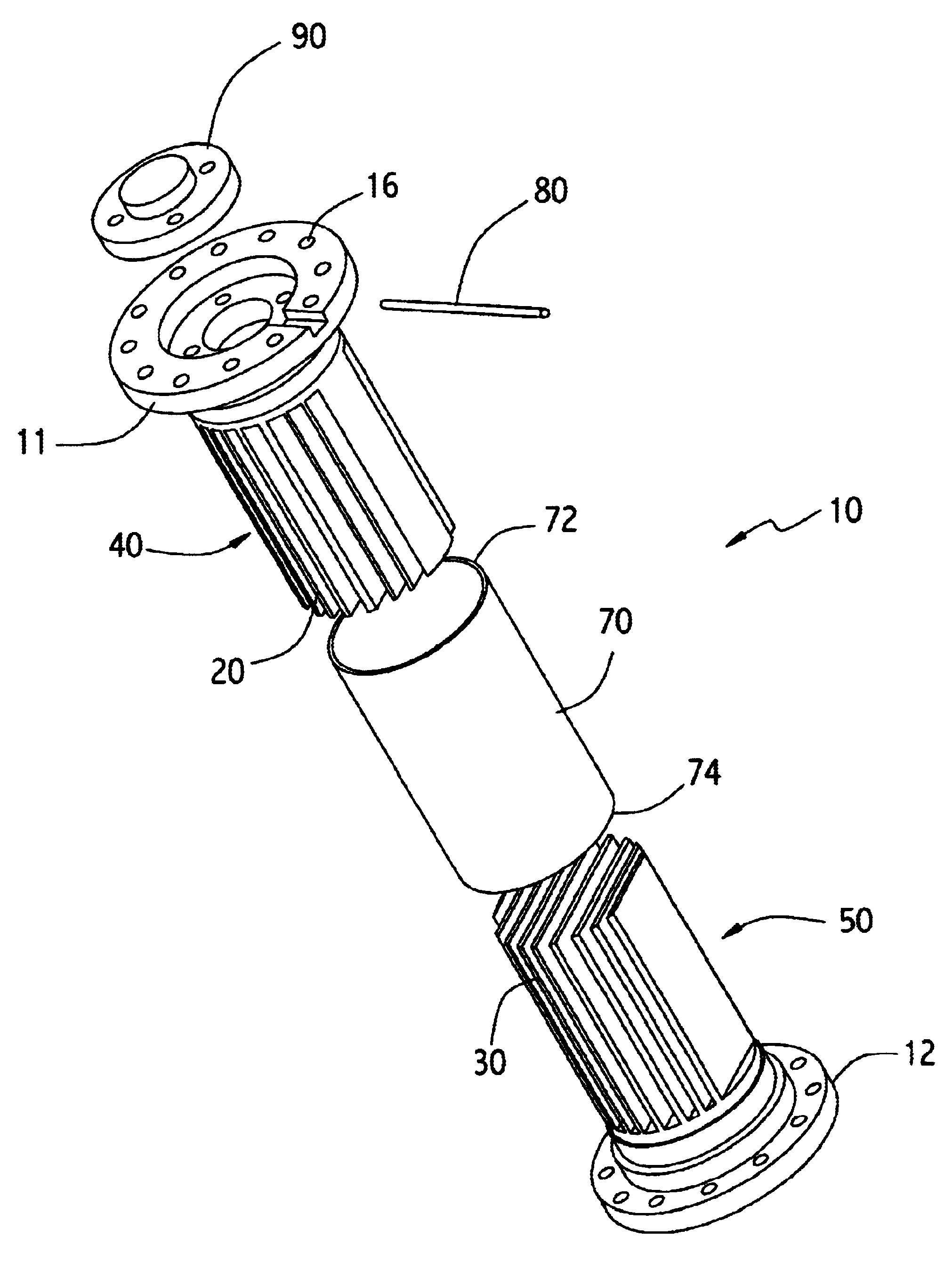 Passive gas-gap heat switch for adiabatic demagnetization refrigerator