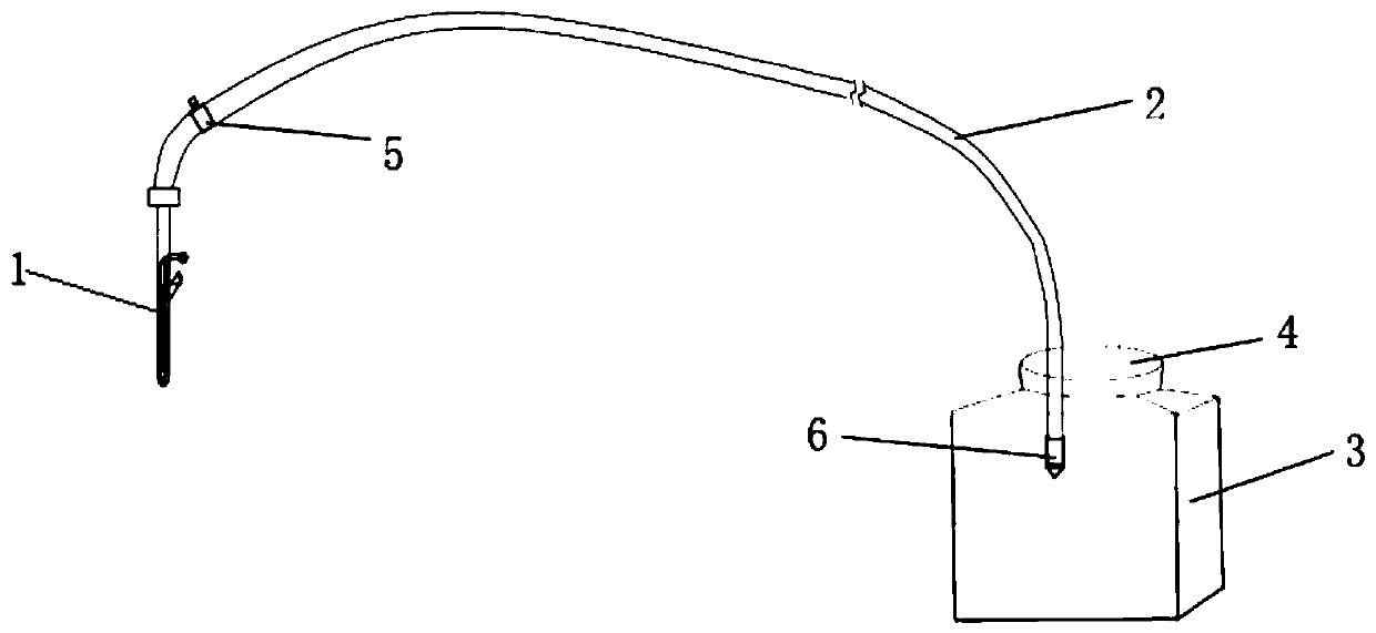 Intelligent ascites drainage device capable of observing drainage speed and interior of abdominal cavity