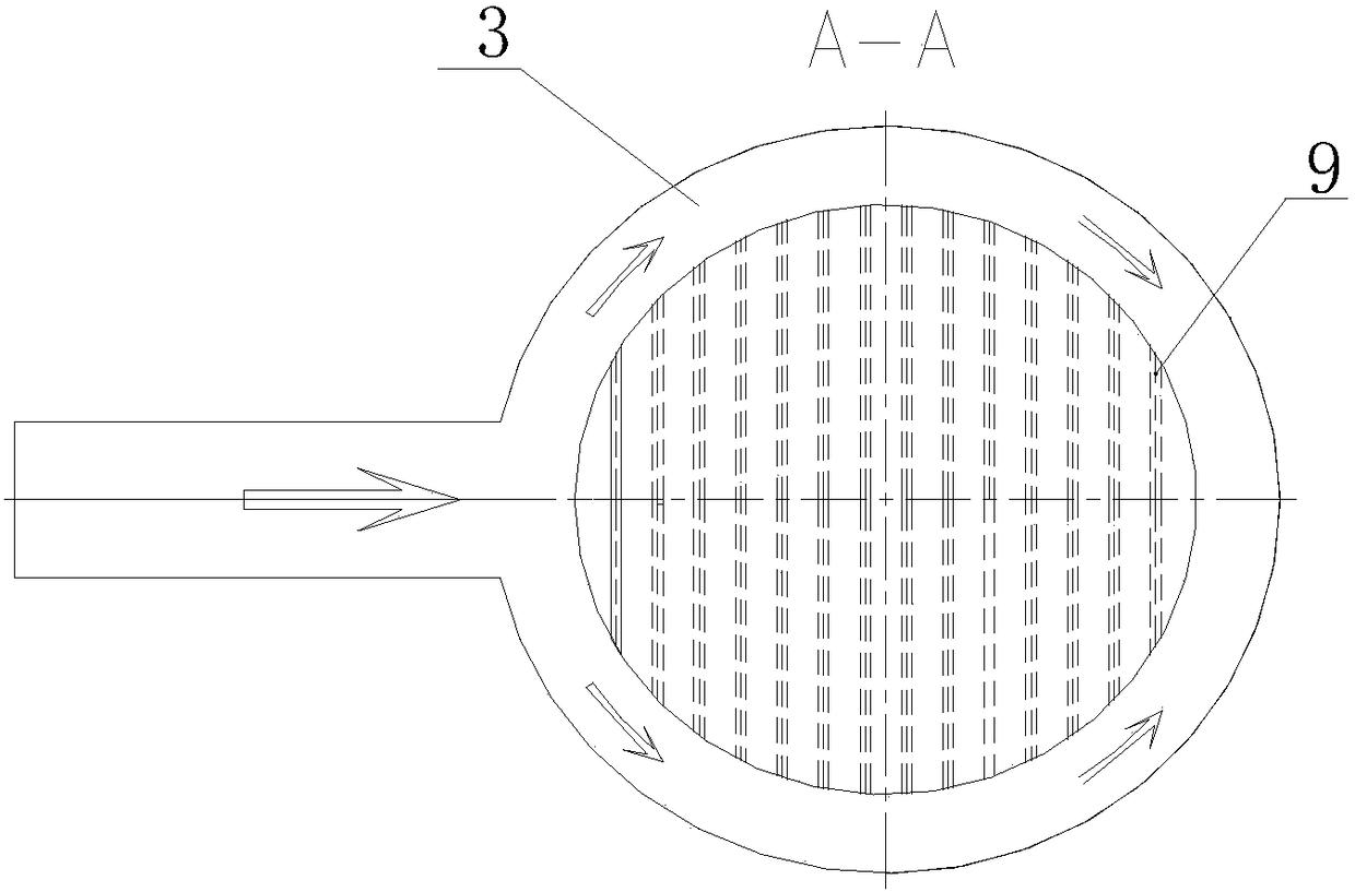 A dry-process vertical electrostatic precipitator for gas