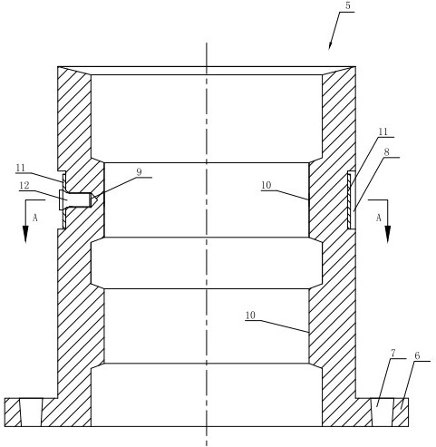 A kind of preparation method of concrete pipe with rubber ring groove