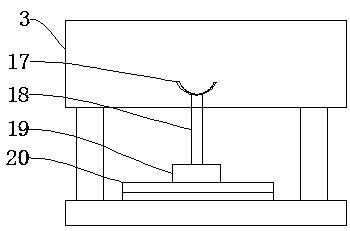 Injection mold for three-way pipe