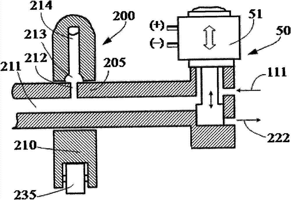 Method and device for manufacturing rocking arm with main piston and auxiliary piston
