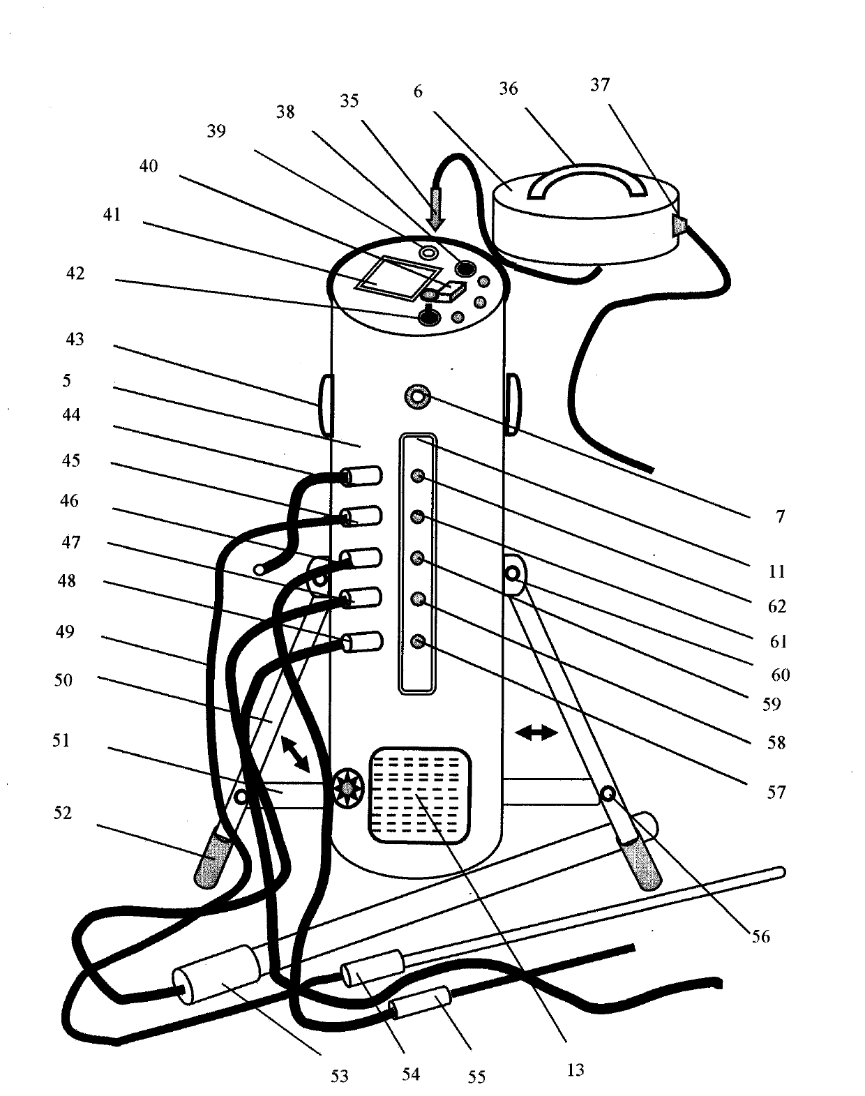 Remote wireless-telemetry solar medical ozone monitoring system for wildlife parks