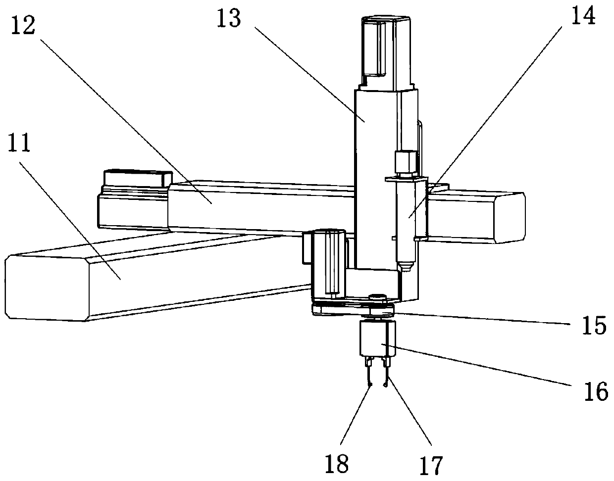 A kind of smd sampling inspection and counting equipment for material tray