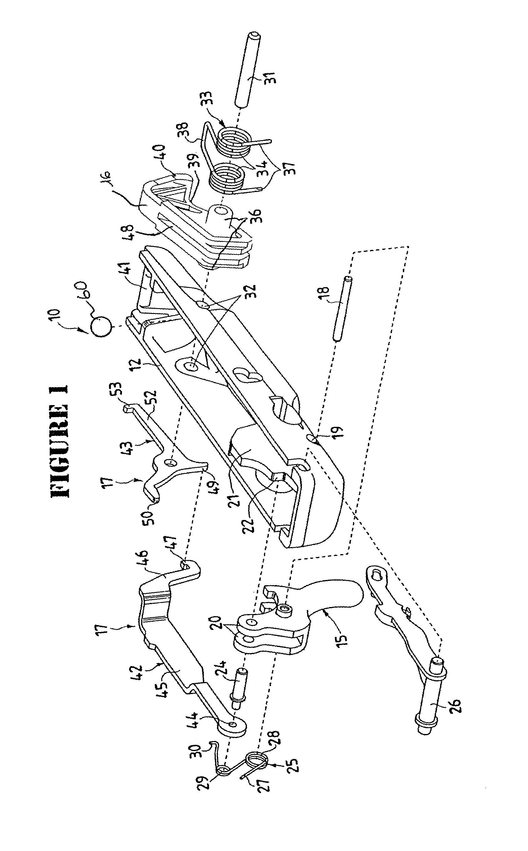 Additional safety device for sear mechanism for firearms