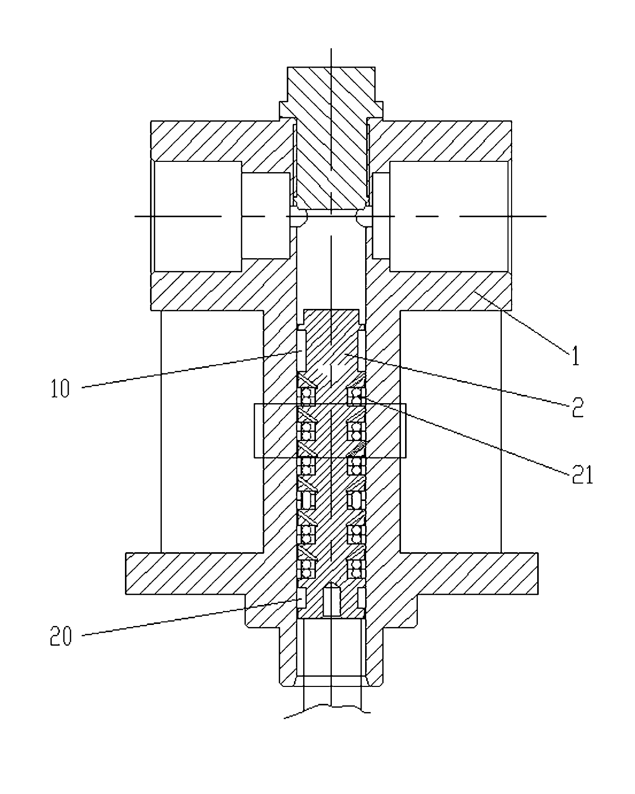 Dedicated piston assembly for reciprocating piston type gas compressor