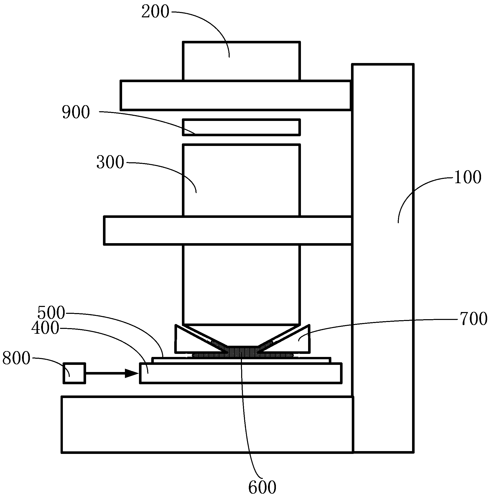 Immersion-type photoetching machine and flow field maintaining method