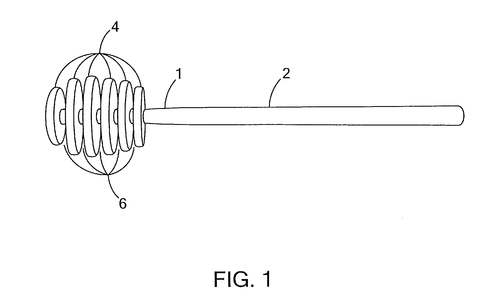 For integral lid honey dipper