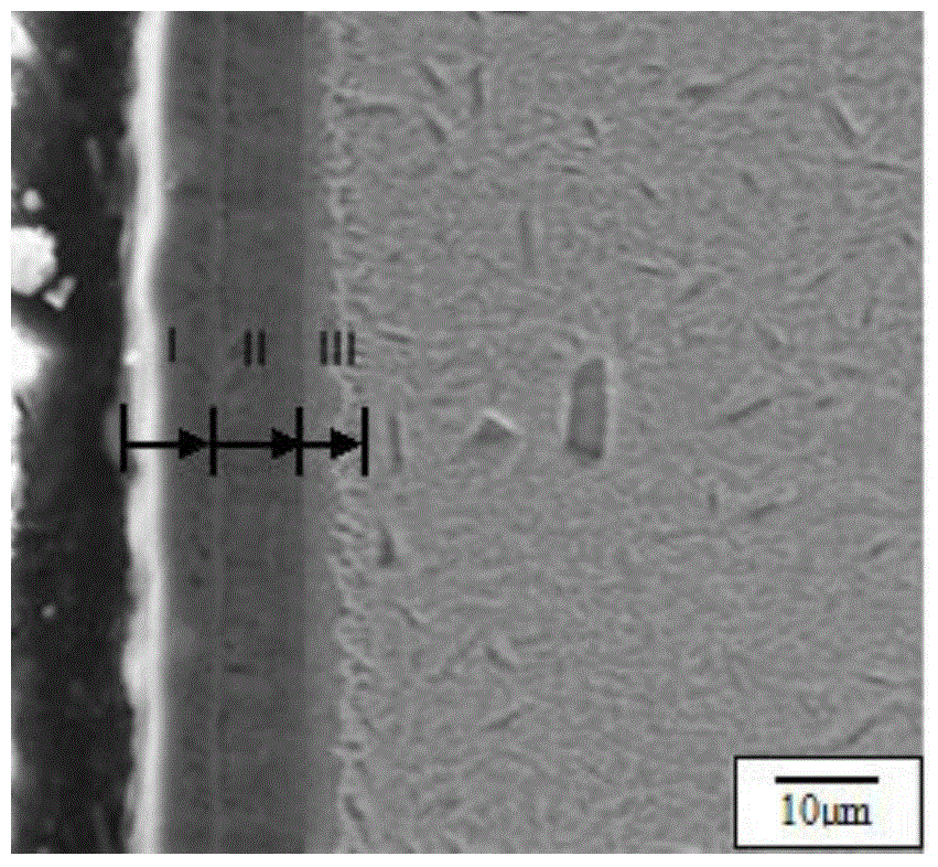 ti  <sub>2</sub> Alnb alloy surface anti-high temperature oxidation composite gradient coating and preparation method thereof