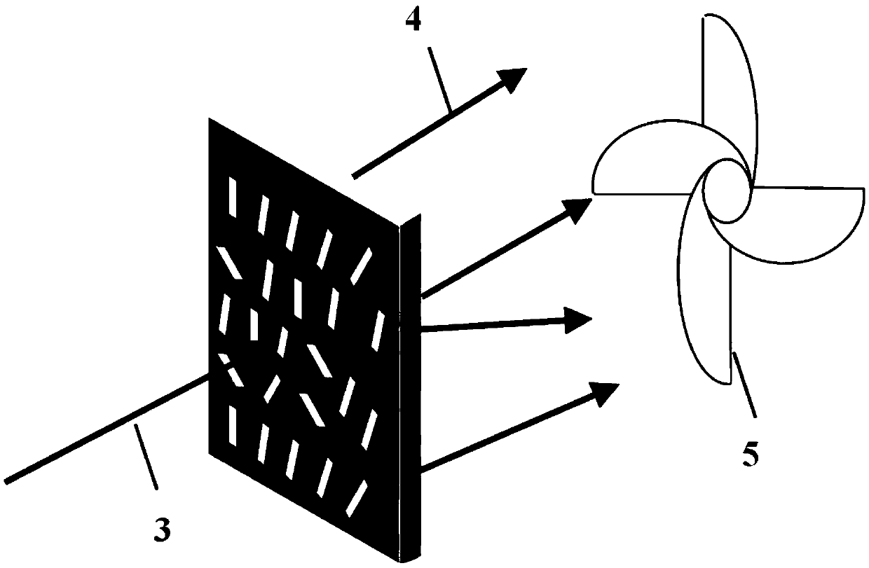 Ultrathin diffraction optical element based on ultra-structure surface