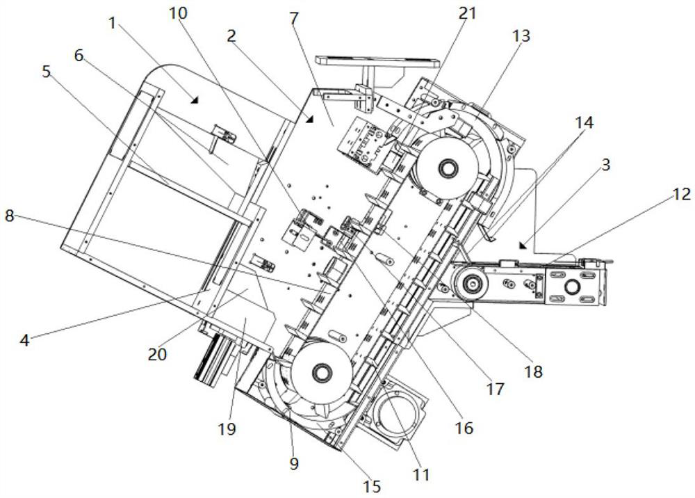 A kind of usb cable box feeding mechanism and its operation method