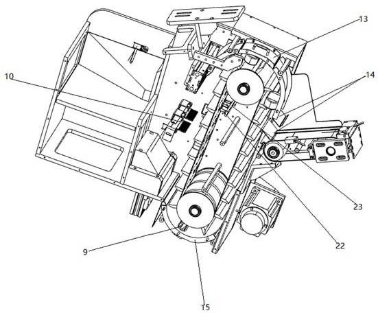 A kind of usb cable box feeding mechanism and its operation method