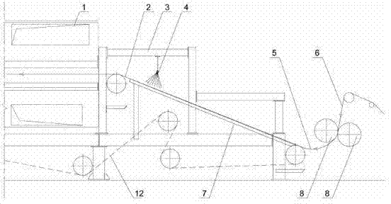 Method for reducing difference on two sides of paper-making reconstituted tobacco